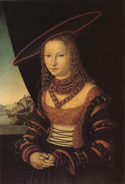 Lucas Cranach the Elder Portrait of a Lady